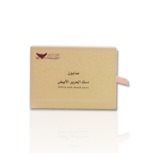 كويت شوب صابون مسك الحرير الابيض 100 جرام